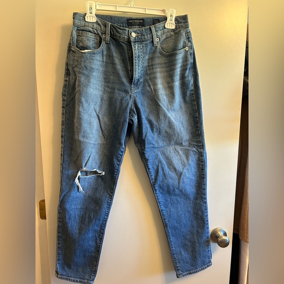 Lucky Brand High Rise Drew Mom Blue Jeans - Picture 1 of 5